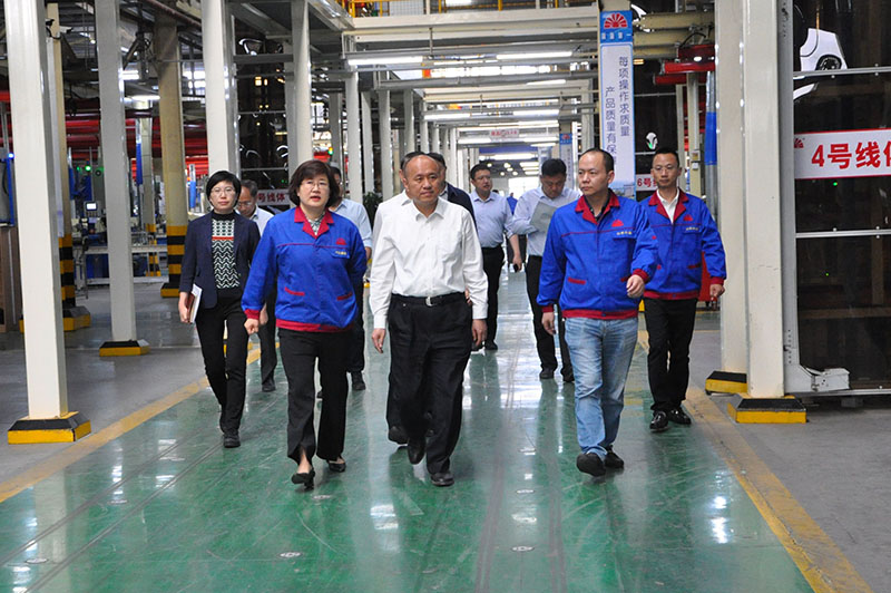 5月20日诸城市委书记张建伟参观